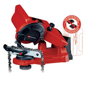 Einhell Power X-Change Cordless Chainsaw Sharpener 18V With Chain Clamp And Depth Stop - Cable-Free - GE-CS 18 Li - Body Only