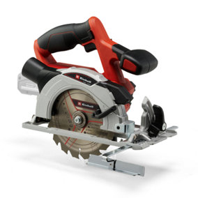 Einhell Power X-Change Cordless Circular Saw - 150mm Blade Width - LED Light & Dust Extraction - Body Only - TE-CS 18/150 Li Solo
