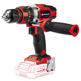 Einhell Power X-Change Cordless Combi Drill 48Nm With Auxiliary Handle 18V TE-CD 18/48 LI-I Solo - Body Only