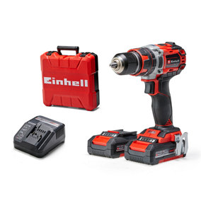 Einhell Power X-Change Cordless Combi Drill 50Nm BRUSHLESS With Battery Charger And Carry Case - TE-CD 18/50 Li-i BL