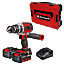 Einhell Power X-Change Cordless Combi Drill 60Nm Brushless 18V With 2 Batteries And Charger - TP-CD 18/60 Li-i BL (2x4,0Ah)