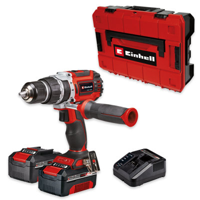 Einhell Power X-Change Cordless Combi Drill 60Nm Brushless 18V With 2 Batteries And Charger - TP-CD 18/60 Li-i BL (2x4,0Ah)