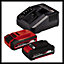 Einhell Power X-Change Cordless Combi Drill And Angle Grinder Tool Pack - With Battery And Charger - TC-TK 18 Li Kit