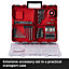 Einhell Power X-Change Cordless Combi Drill Set 40Nm With Battery Charger And 64 Piece Accessory Set - TE-CD 18/40 Li-i