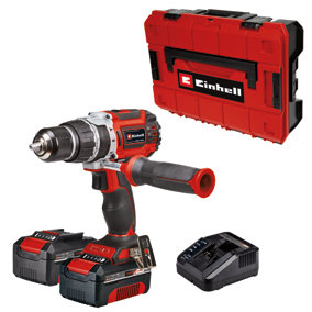 Einhell Power X-Change Cordless Drill 18V Brushless - With Carry Case, Battery And Charger - TP-CD 18/60 Li-i BL (2x4,0Ah)