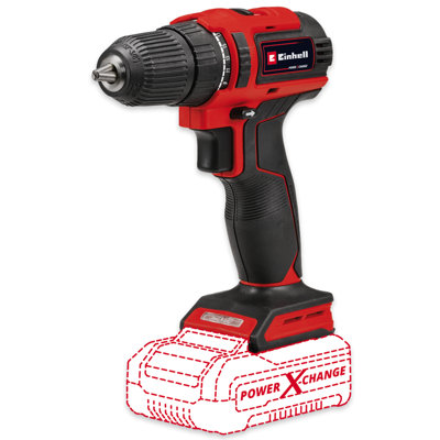 Einhell Power X-Change Cordless Drill Driver 40Nm Brushless 18V TE-CD 18/40 Li BL-Solo - Body Only