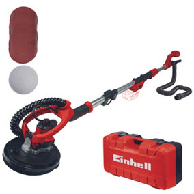 Einhell Power X-Change Cordless Drywall Sander - Includes 7pcs Sanding Sheets & Dust Extraction - Body Only - TP-DW 18/225 Li