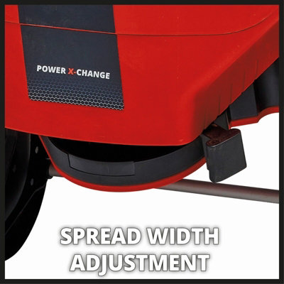 Einhell Power X-Change Cordless Garden Spreader 22L Wheeled Automatic Seed Fertiliser Salt Spread GE-SR 18/22 Li-Solo - Body Only