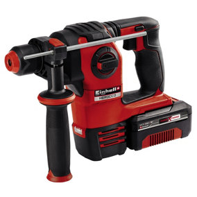 Einhell Power X-Change Cordless Hammer Drill Kit - Brushless Power - 18Nm 2.2J - With 3.0Ah Battery, Charger, Carry Case - HEROCCO