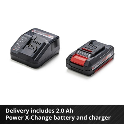Einhell Power X-Change Cordless Hedge Trimmer - 18 Inch (46cm) - With Battery And Charger - Cutter Guard - GE-CH 1846 Li Kit