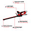 Einhell Power X-Change Cordless Hedge Trimmer - 40cm (16 inch) Cutting Length - Body Only - GC-CH 18/40 Li Solo
