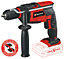 Einhell Power X-Change Cordless Impact Drill - 13mm Chuck - For Drilling & Hammer Work - With Reverse Function - TC-ID 18 Li-Solo
