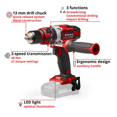 Einhell Power X-Change 18V 2 x 2.0Ah Combi Drill