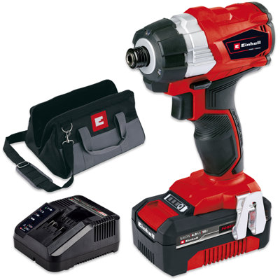 Einhell Power X-Change Cordless Impact Driver 180Nm Brushless With Battery And Charger - TE-CI 18 Li BL 4Ah