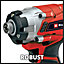 Einhell Power X-Change Cordless Impact Driver - Hammer/Screwdriver 40Nm Torque - 1/4" Hex Mount - Body Only - TE-CI 18/1 Li Solo