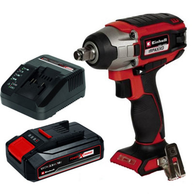 Einhell Power X-Change Cordless Impact Wrench 230Nm IMPAXXO + Charging Kit