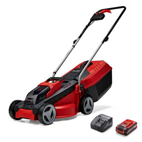 Einhell Power X-Change Cordless Lawnmower - 30cm Cutting Width - With Battery And Charger - Brushless Motor - GE-CM 18/30 Li 18V