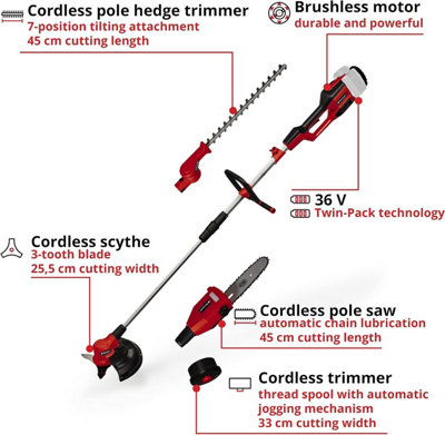 Einhell Power X-Change Cordless Multifunctional Tool-GT GE-LM + 4AH Kit