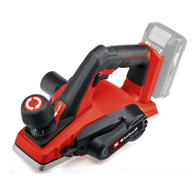 Einhell Power X Change Cordless Planer With Guide Depth Stop TCT Blade 2mm Depth Body Only TE PL 18 82 Li Solo