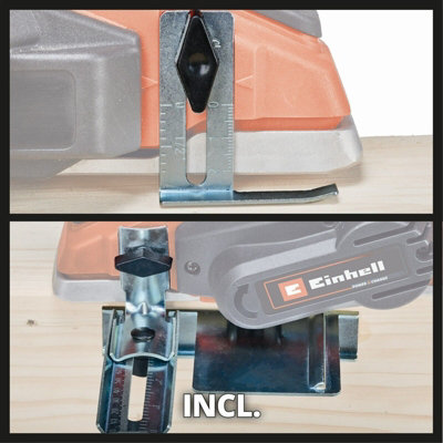 Einhell Power X Change Cordless Planer With Guide Depth Stop TCT Blade 2mm Depth Body Only TE PL 18 82 Li Solo