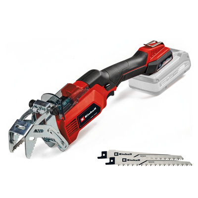 Einhell Power X-Change Cordless Pruning Saw 10cm Branch Cutter - GE-GS 18/150 Li-Solo - Body Only