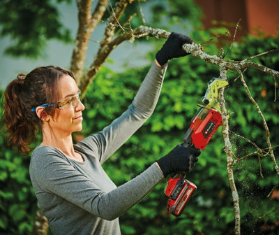 Einhell Power X-Change Cordless Pruning Saw 10cm Branch Cutter - GE-GS 18/150 Li-Solo - Body Only
