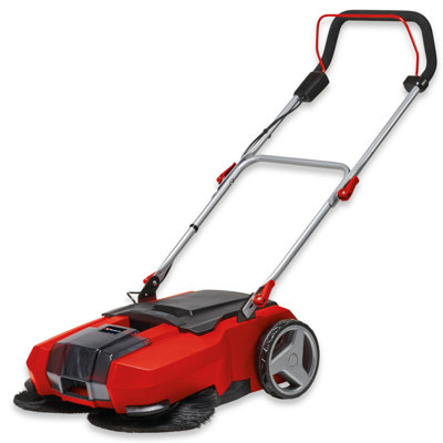 Einhell Power X-Change Cordless Push Sweeper - 20L Collection Box - Ideal For Brushing Garden Debris - TE-SW 18/610 Li - Body Only