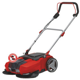 Einhell Power X-Change Cordless Push Sweeper - 20L Collection Box - Ideal For Brushing Garden Debris - TE-SW 18/610 Li - Body Only