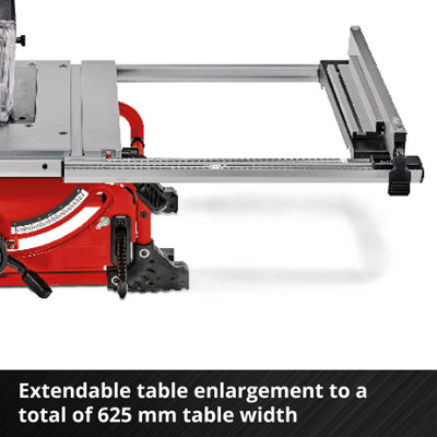 Einhell Power X-Change Cordless Table Saw - 36V Bench-Type Circular Saw - Tilt Adjustable - Body Only - TE-TS 36/210 Li-Solo