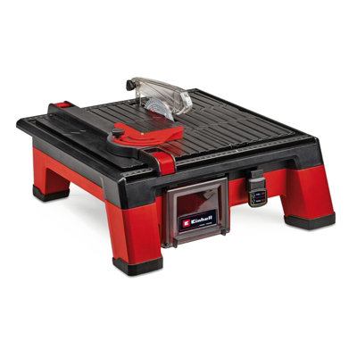 Einhell Power X-Change Cordless Tile Cutter - 115mm Blade - Adjustable Angle Stop & Table Tilt - Body Only - TE-TC 18/115 Li-Solo