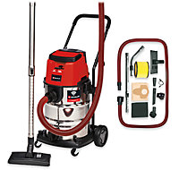 Einhell Power X-Change Cordless Wet & Dry Vacuum Cleaner - Wireless Tool Dust Extraction Feature - TP-VC 36/30 S Auto - Body Only