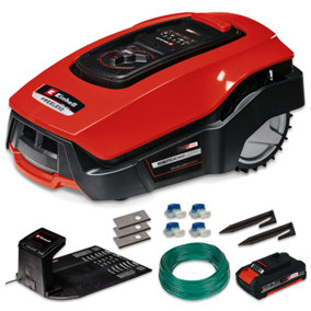 Einhell Power X-Change FREELEXO 400 BT Robot Lawnmower - App Controlled With Bluetooth - Includes Battery And Charging Station
