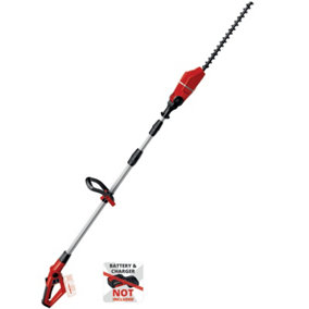 Einhell Power X-Change High Reach Hedge Trimmer - With Harness - 2 Metres Adjustable Height - Body Only - GE-HH 18/45 Li T Solo
