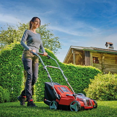 Einhell PXC Cordless Scarifier And Aerator 35cm 36V 2in1 With 28L Catch Bag GE-SA 36/35 Li Power X-Change - Body Only