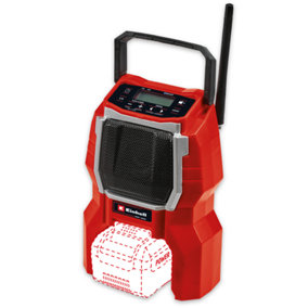 Einhell PXC Cordless Site Radio 18V Bluetooth Speaker With AM/FM Bluetooth TC-RA 18 Li BT Power X-Change - Body Only
