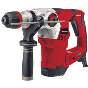 Einhell Rotary Hammer - Compact 5J Power - SDS-Plus - 4 In 1 Functions Drill/Hammer/Chisel/Lock - 1250W - TE-RH 32 4F Kit