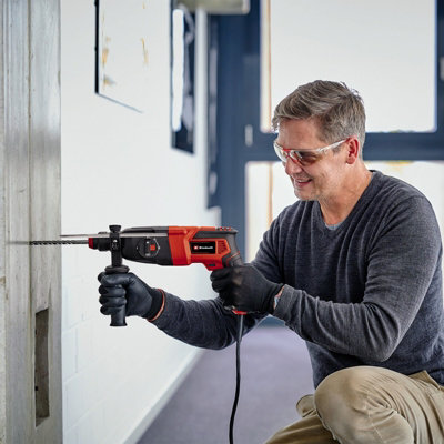 Einhell SDS+ Rotary Hammer Drill 600W Power 2.2J 4 Functions: Drill Impact Chisel Lock With Carry Case - TC-RH 620 4F