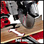 Einhell Sliding Mitre Saw 250mm Dual Bevel Crosscut 2350W With Laser - TC-SM 2534/1 Dual