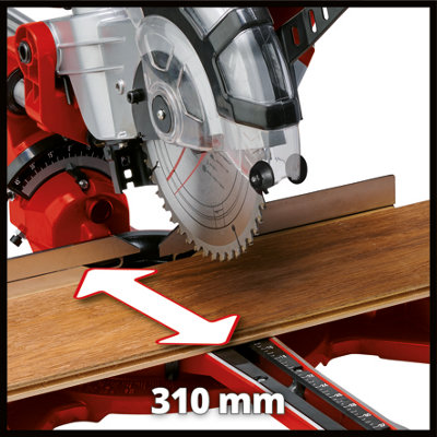 Einhell Sliding Mitre Saw Crosscut 210mm 1800W Drag Dual Bevel + Leg Stand
