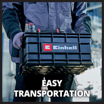 Einhell Stackable Tool Box Case Basket For Einhell E-Case System Up To 90kg Load Latchable