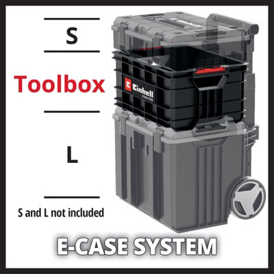 Einhell Stackable Tool Box Case Basket For Einhell E-Case System Up To 90kg Load Latchable
