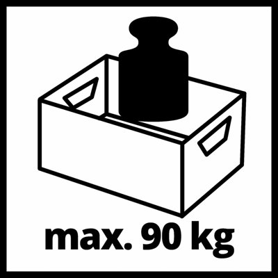 Einhell Stackable Tool Box Case Basket For Einhell E-Case System Up To 90kg Load Latchable