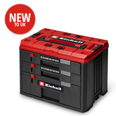 Einhell Stackable Toolbox With Drawers Carrying Case E Case System Up ...