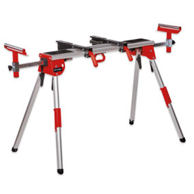 Einhell Stationary Saw Stand - Sturdy High Grade Aluminium - Height And Width Adjustable - Mitre Saw Accessory - MSS 1610