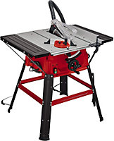 Einhell Table Saw 250mm - Includes Base Frame - Powerful 1800W - Tilt & Table Width Adjustable - Chip Extraction - TC-TS 2025/2 U