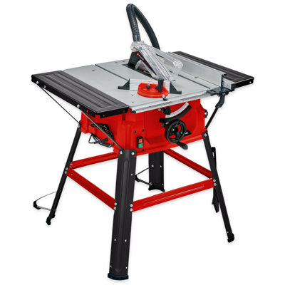 Einhell Table Saw 250mm - Includes Base Frame - Powerful 1800W - Tilt & Table Width Adjustable - Chip Extraction - TC-TS 2025/2 U