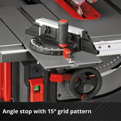 EINHELL TABLE SAW 254MM 1800W STURDY RIP FENCE ANGLE STOP TP-CC 10 T ...