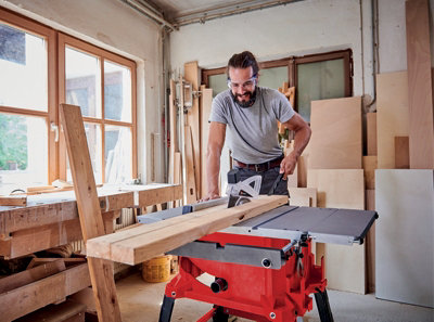 Einhell Table Saw 254mm Includes Base Frame Powerful 1800W Height Adjustable & 45 Degree Tilt Soft Start TC-TS 2225 U