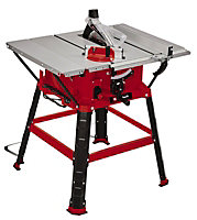 Einhell Table Saw - 254mm Saw Blade - Powerful 2200W - Includes Base Frame - 45 Degree Cross Stop & Dust Extraction - TC-TS 254 U