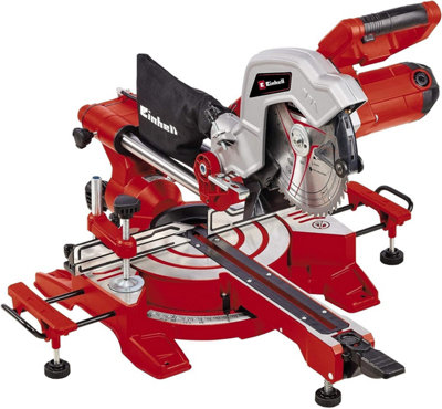 Einhell TC-SM 216 Sliding Crosscut Mitre Saw 216mm Corded Laser Line + Leg Stand